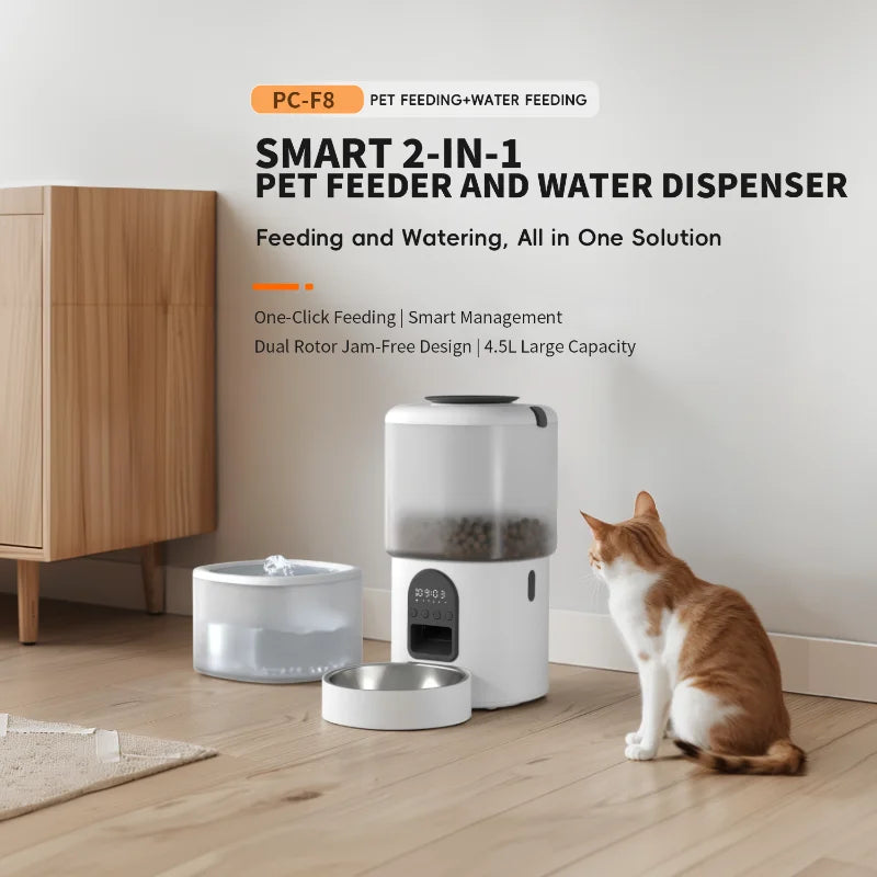 Smart WiFi Automatic Pet Feeder with Camera