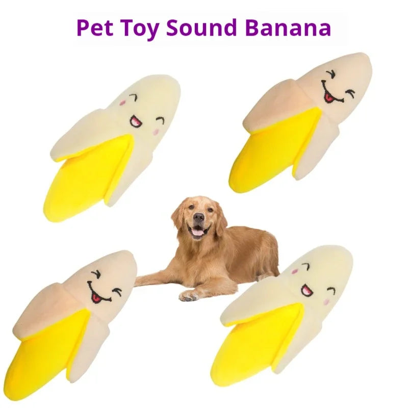 Fruit-Shaped Plush Puzzle Toy for Pets