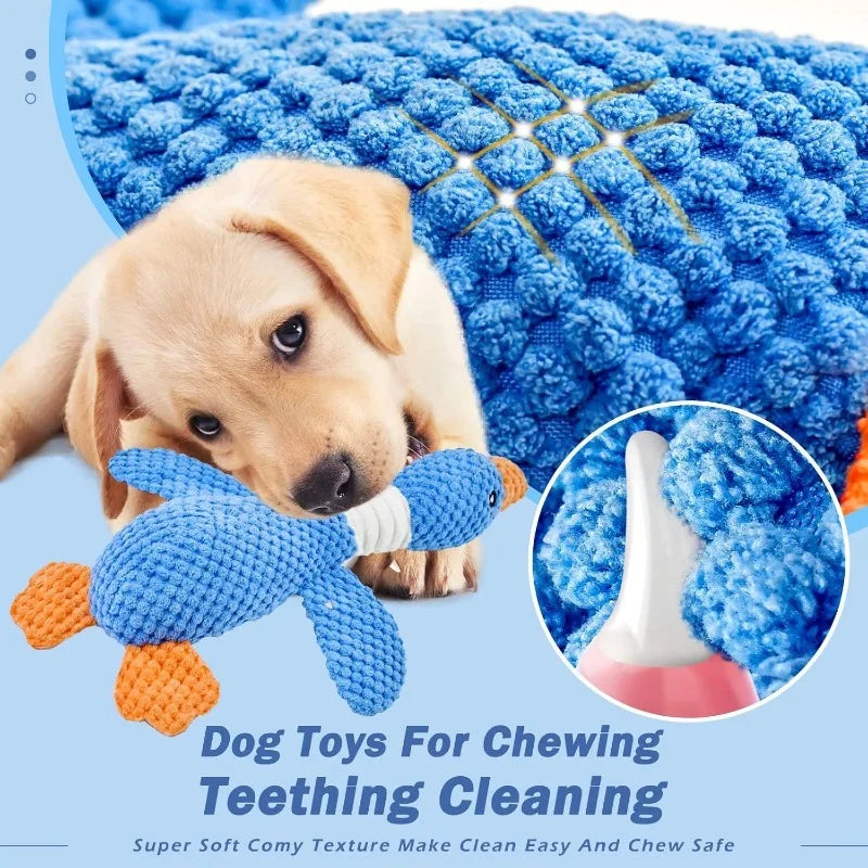 Interactive Plush Chew Toy for Dogs & Cats
