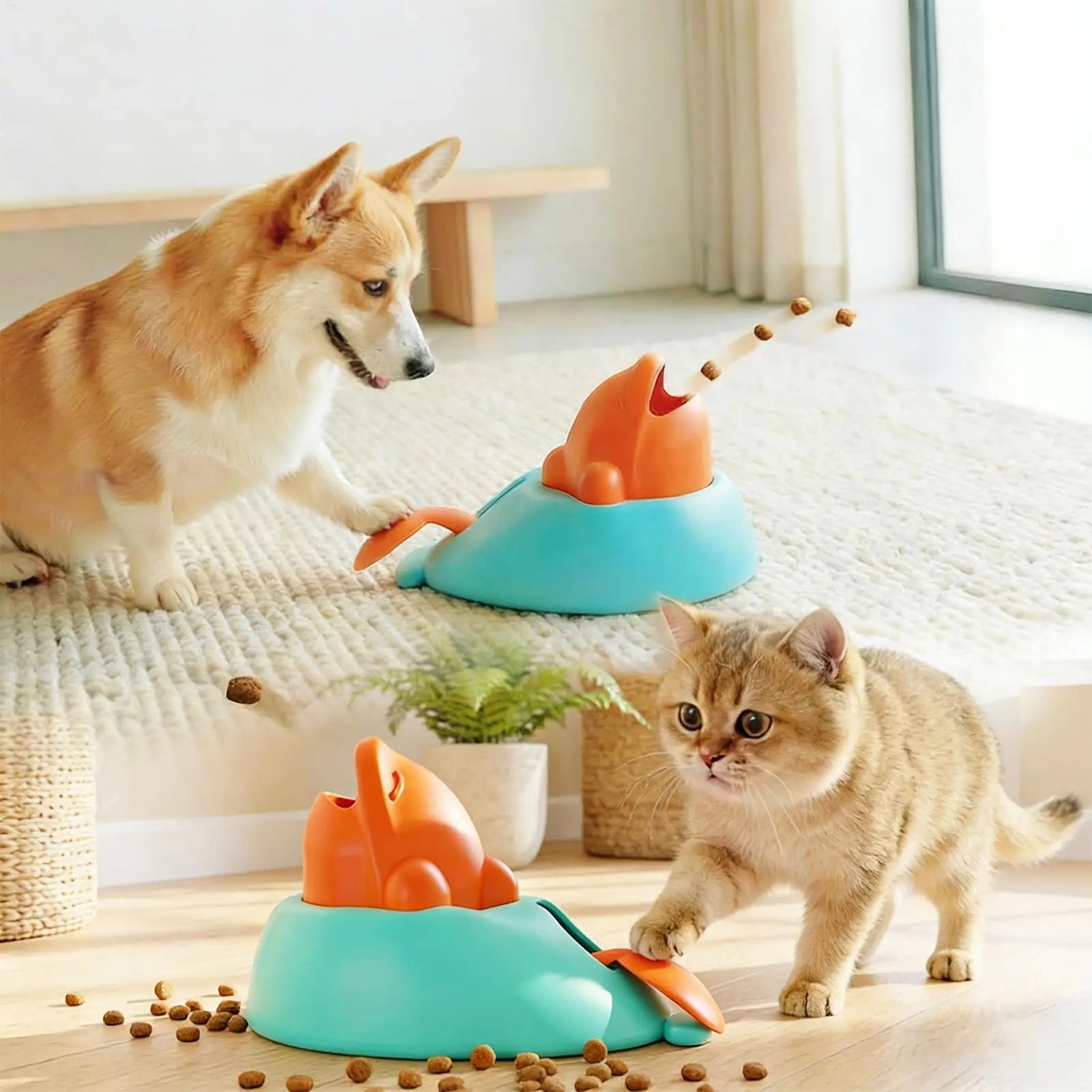 Interactive Treat Dispenser Dog Toy