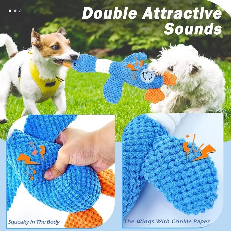 Interactive Plush Chew Toy for Dogs & Cats